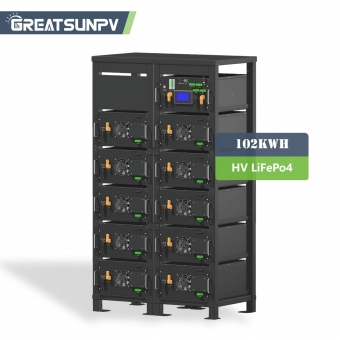 C&I 102.4kWh high-voltage  LiFePO4 battery