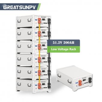 GLR-200 10.49kWh 51.2V 200Ah Low Voltage LiFePO4 Rack Battery | Residential Energy Storage System | GREATSUNPV